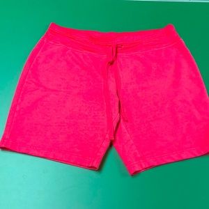 Shorts hot pink drawstring